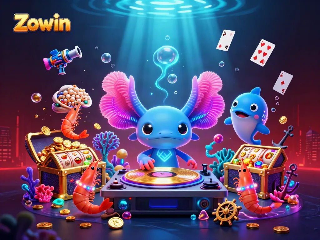 Zowin brings exciting casino action to life with vivid characters and dynamic elements.
