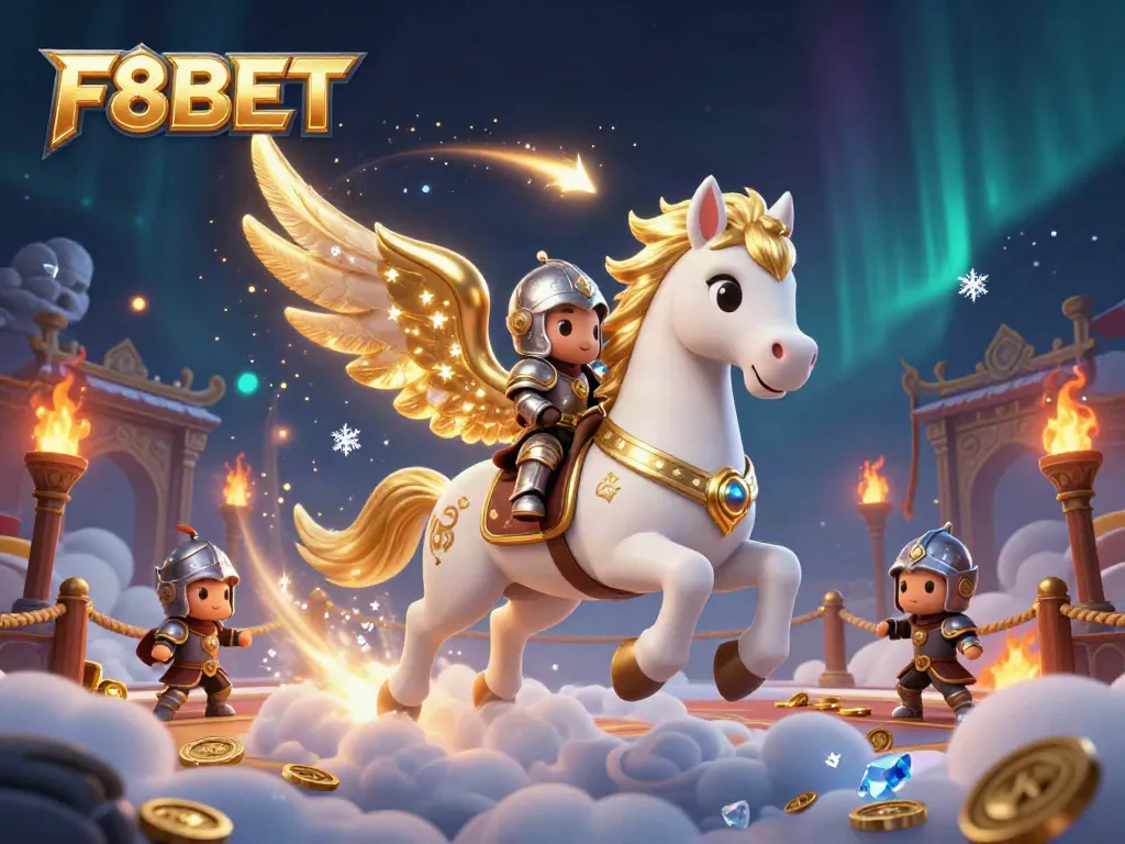 Engage in thrilling gaming adventures with F8BET's celestial characters and vibrant casino elements.