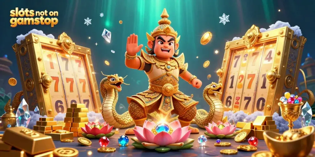 Experience the excitement of slots not on gamstop with vibrant characters and golden treasures.