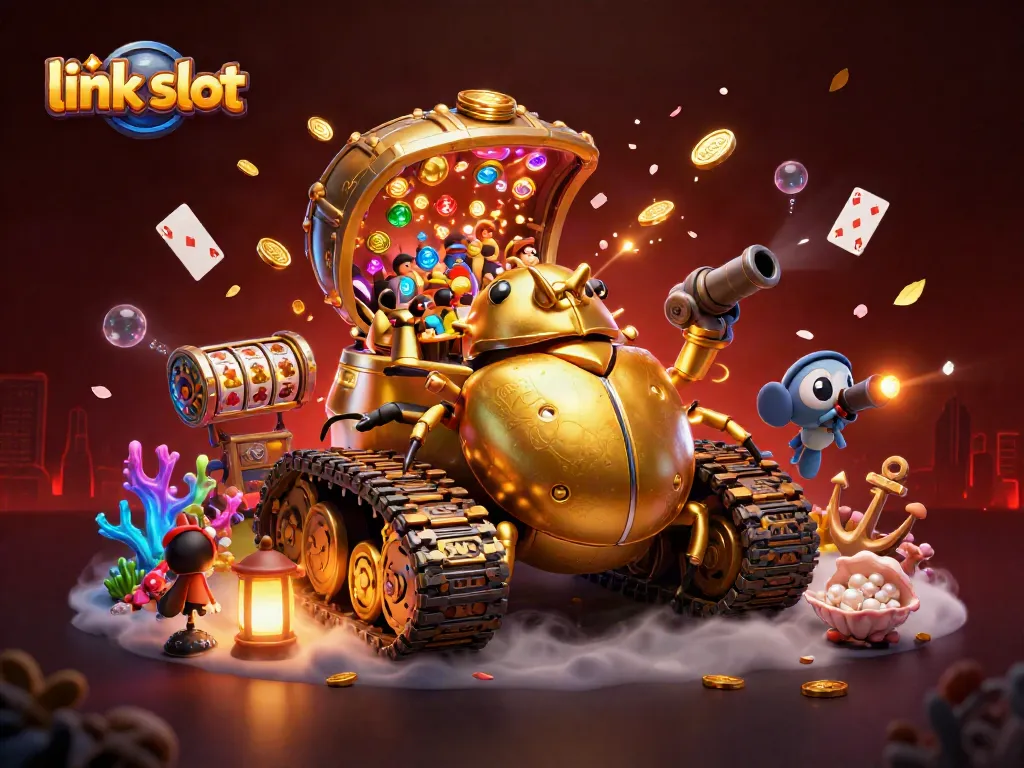 Experience the thrill of link slot with a golden beetle tank casino bursting with action and jackpots.