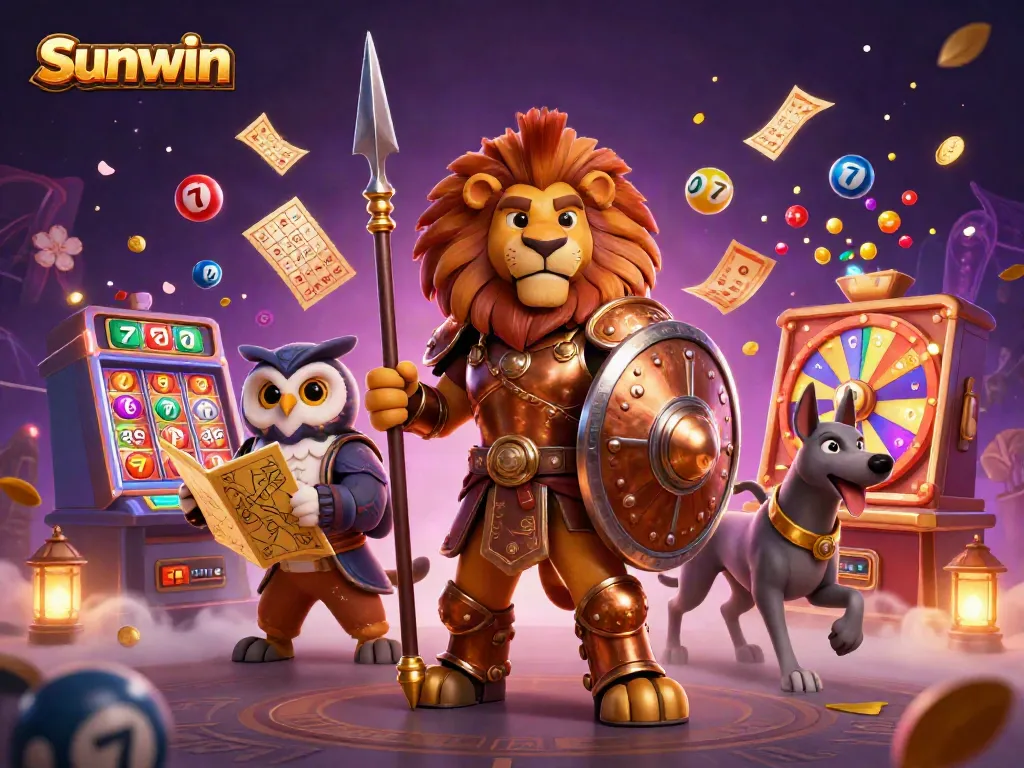 Experience thrilling gameplay at Sunwin with a dynamic casino scene full of excitement.