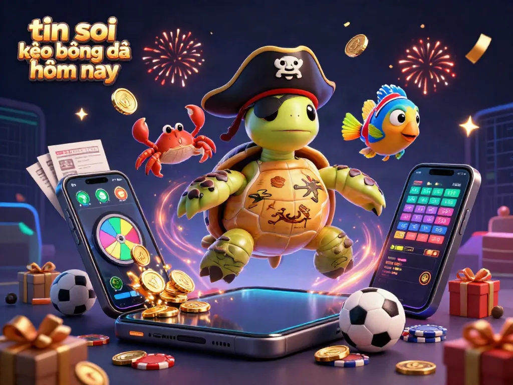 Engage in betting insights with tin soi kèo bóng đá hôm nay showcasing characters amidst sports betting elements.
