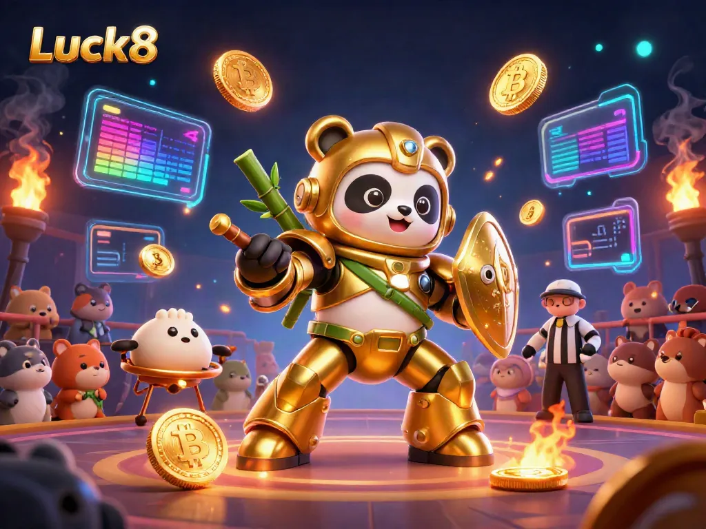 Experience thrilling gameplay with Luck8 at the heart of a vibrant casino scene.