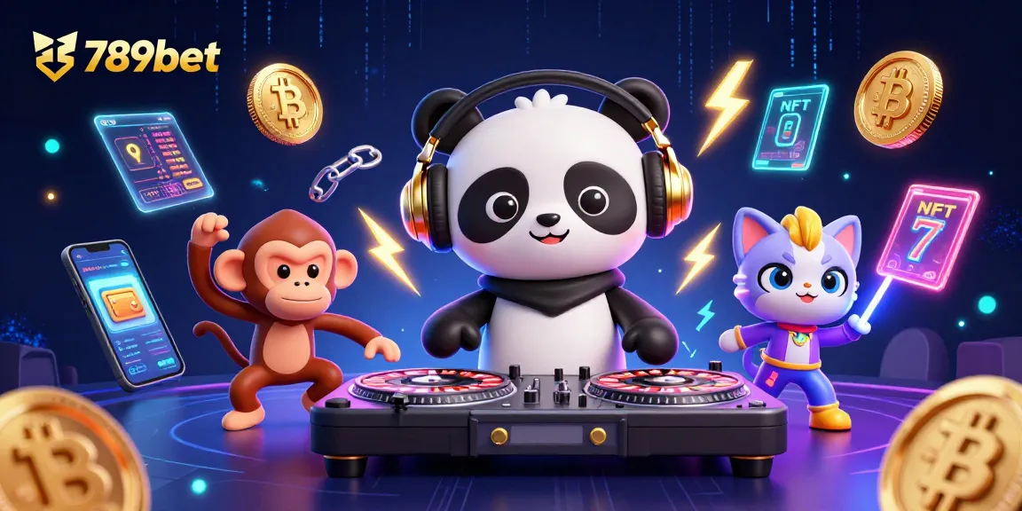 Experience the excitement of 789bet with vibrant casino elements, slot reels, and crypto treasures.