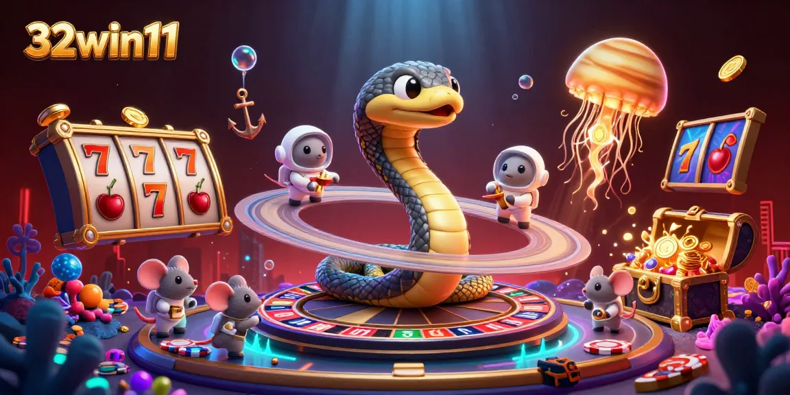 Experience thrilling bets at 32win11 with a cosmic roulette wheel and vibrant casino elements.