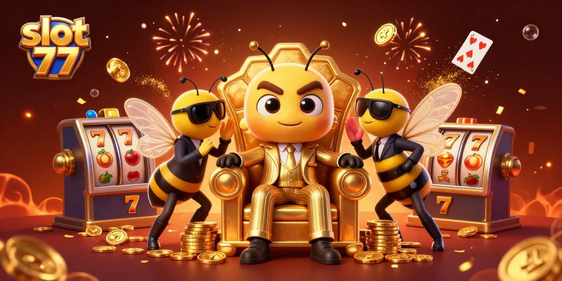 Experience thrilling gameplay with slot 77 as the bumblebee mob boss reigns supreme among golden treasures and dynamic game elements.